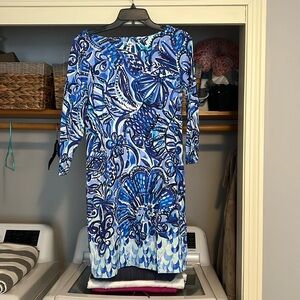 Lilly Pulitzer Hollee dress size small Iris blue
